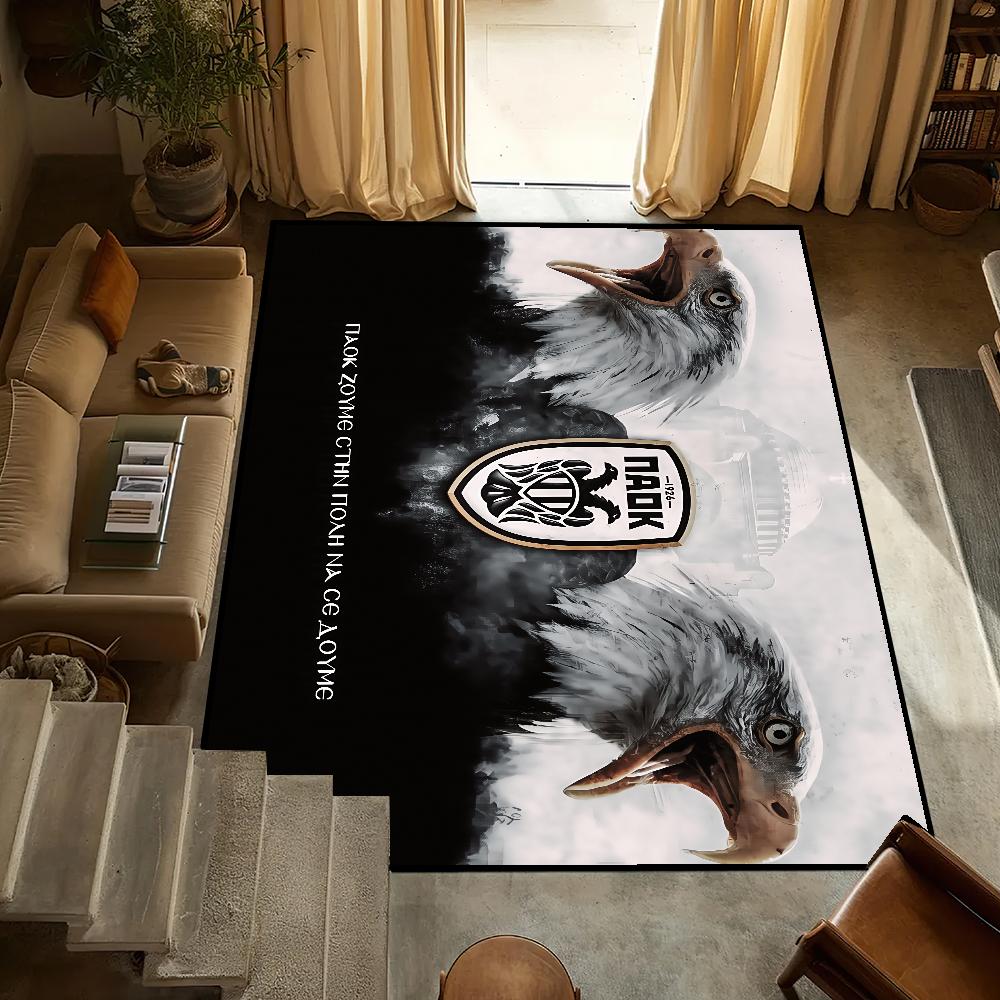 Fashion Club PAOK FC Small Carpet Bedside Kitchen Bath Living Home House Bedroom Floor Mat Doormat Rug Decoration