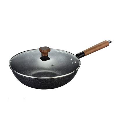 Wutuo Stickfreier Wok aus Maifanstein, mit Stickstoff behandelt