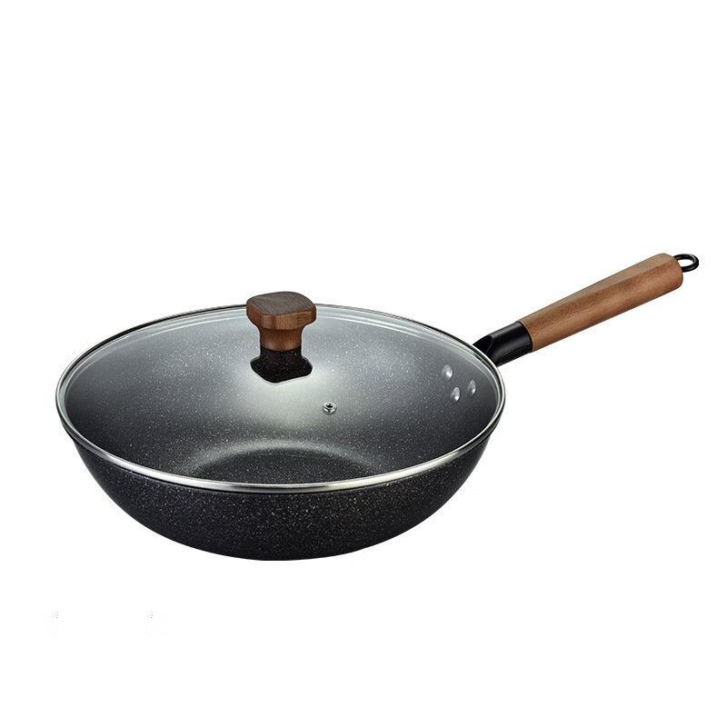 Wutuo Stickfreier Wok aus Maifanstein, mit Stickstoff behandelt