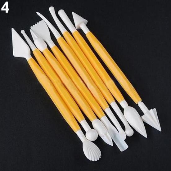 Fondant tårta dekorera blomma Sugarcraft modellering verktyg Lera