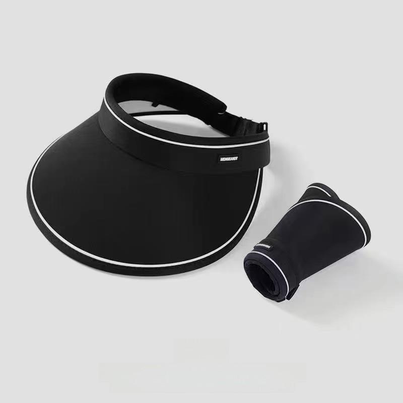 Summer Uv Sun Hat With Oversized Brim Ice Silk Material For Casual And Fashion Use