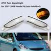 Pair Side Mirror Turn Signal Indicator LED Light For HONDA FIT JAZZ 2007 2008