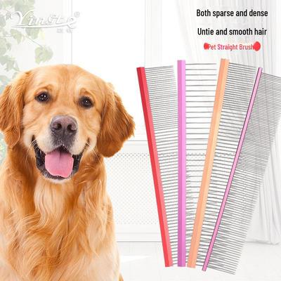 Dual-Purpose Steel Pet Comb for Cats and Dogs - Grooming & Cleaning Tool