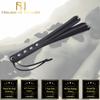 Black Pu Leather Paddle Flogger Ass Spanking Whip  Sex Toys Floggers