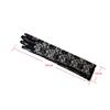 Mesh Rock Gloves Lace Sunscreen Gloves Sexy Long  Black Gloves  Halloween