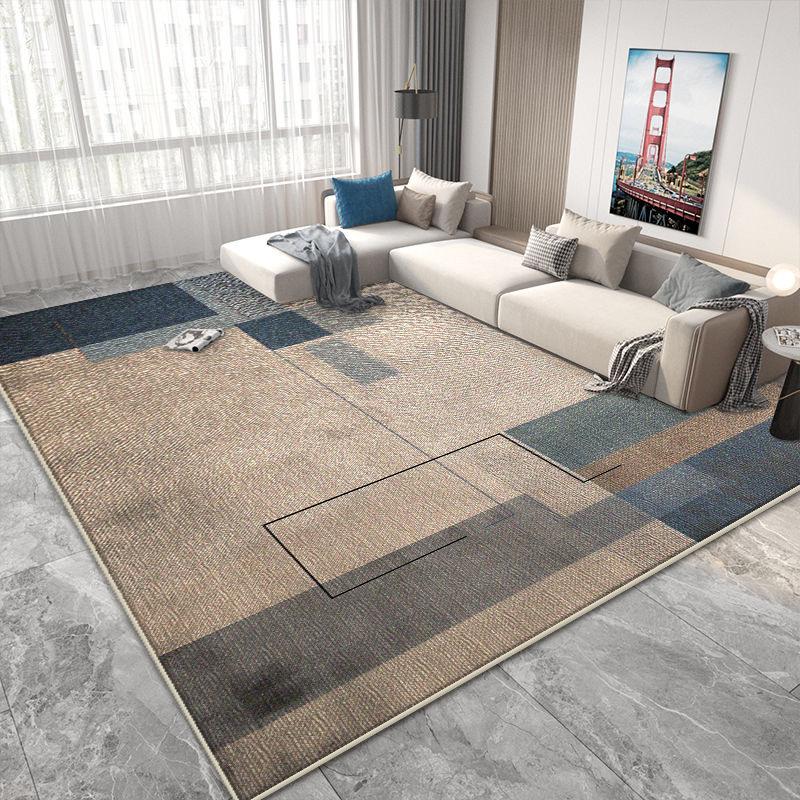 Modern Style Luxurious Carpet Living Room Marble Decoration Sofa Area Rugs Non-slip Bedroom Lounge Floor Mat Washable Doormat