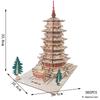 3D Wooden Puzzle Saint Basil's Cathedral Building House Kits Castle Villa Model Jigsaw Teen DIY Toys For Children Kids Gift