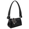 VIVIENNE WESTWOOD Hazel Logo Embossed PU Crossbody Shoulder Bag Small Women Bags Black 4603000XWS000DN403