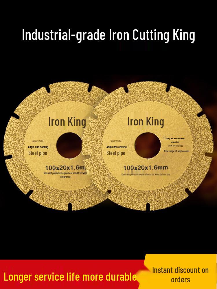 Diamond Abrasive Cutting Disc for Angle Grinder - Metal & Stainless Steel Wheel