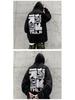 Men's Heavyweight Hooded Sweatshirt - Trendy Autumn/Winter High Street Style, Loose Fit, Velvet Lined.