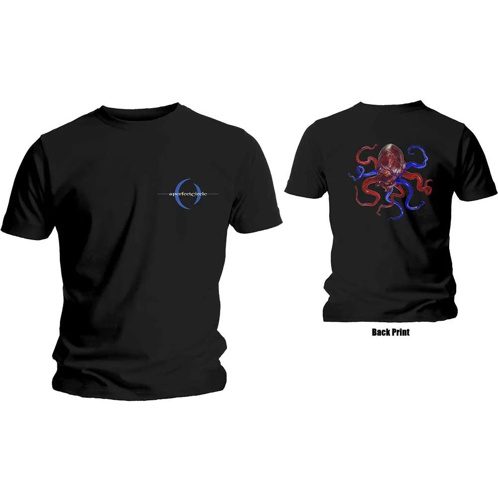 

Vintage A Perfect Circle Octopus TShirt High Quality 100 Cotton Unisex Dark Art Rock Band Print Short Sleeve Casual Tee XL