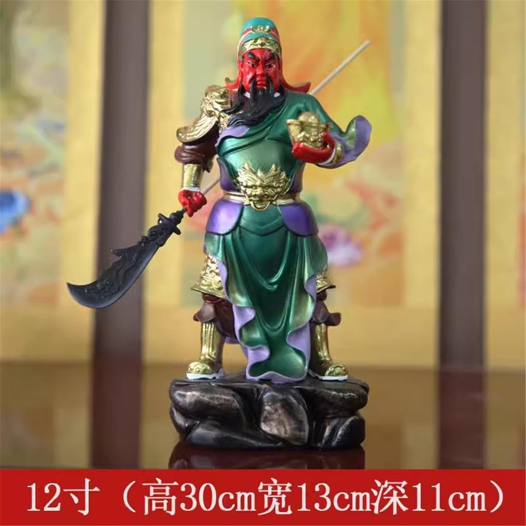 Figurka Bóstwa Buddyjskiego do Wystroju Domu, Bóg Bogactwa, Statua Guan Yu, Dominujący Ornament Buddy, Buddyzm