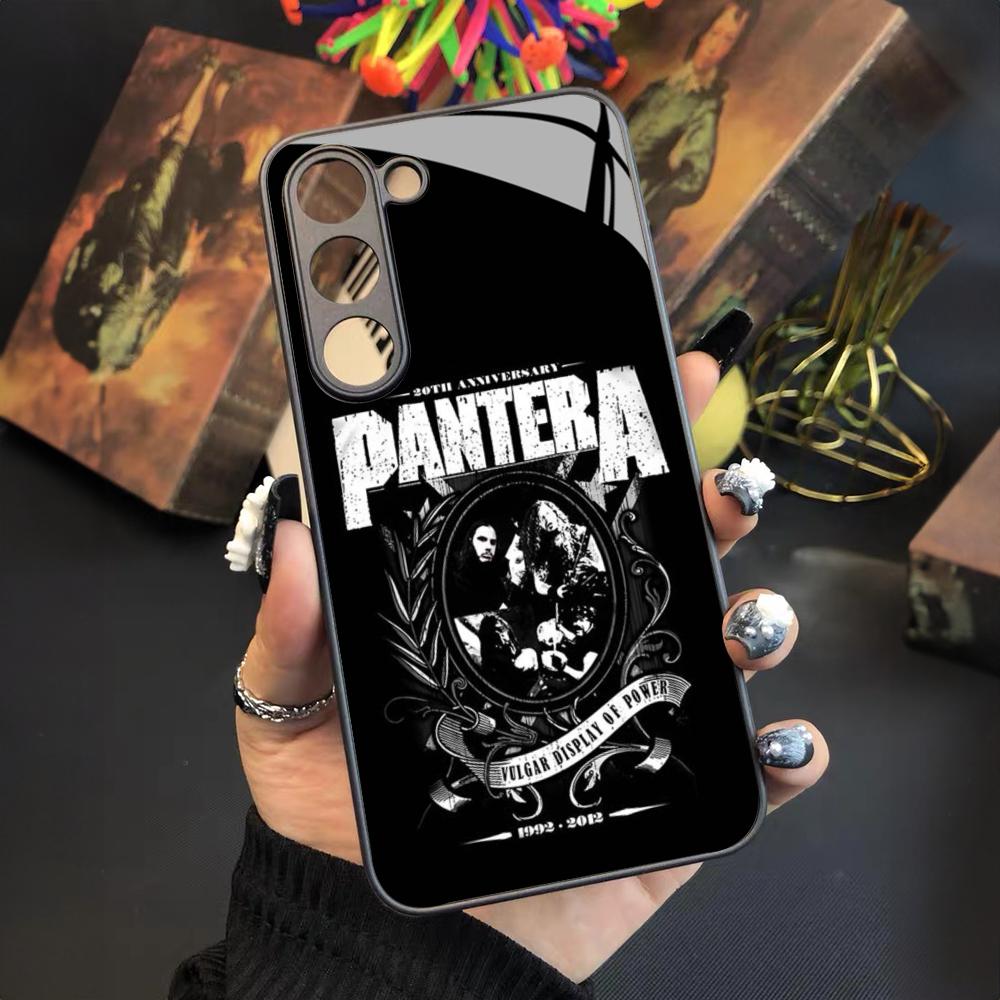 

Pantera Ritual Metal Band Phone Case for Samsung Galaxy S24 S23 S22 S21 S20 A24 A34 A54 A53 Note20 M54 Fe Ultra Plus Glass Samsung s22