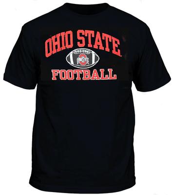 Ohio State Buckeyes Black Football Graphic Short Sleeve T Shirt