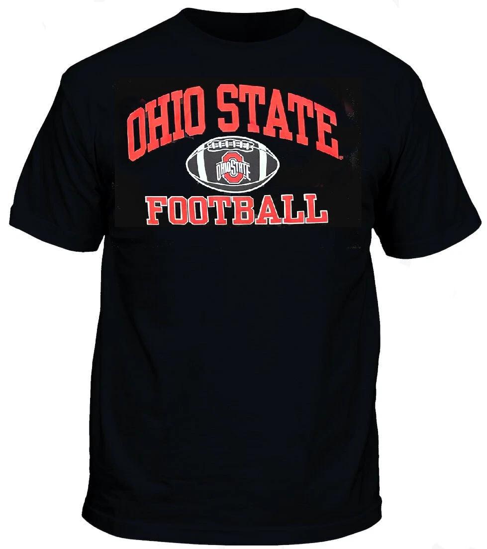 Ohio State Buckeyes Black Football Graphic Short Sleeve T shirt L