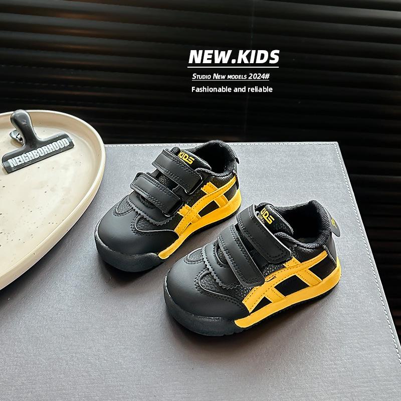 Baby Forrest Gump shoes 2025 spring and summer new boys' sports shoes girls' casual shoes medium and small children's white shoes