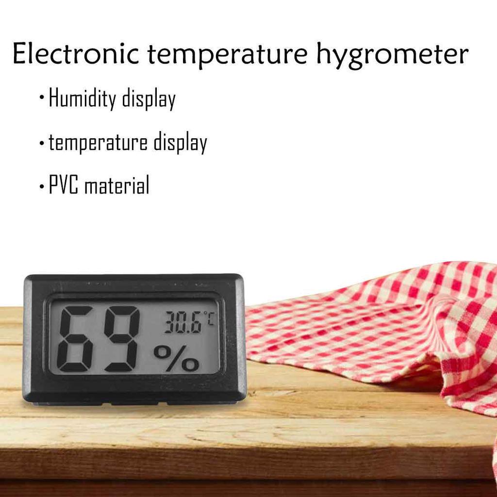 Mini Digital LCD Thermometer Humidity Meter Gauge Temperature Hygrometer