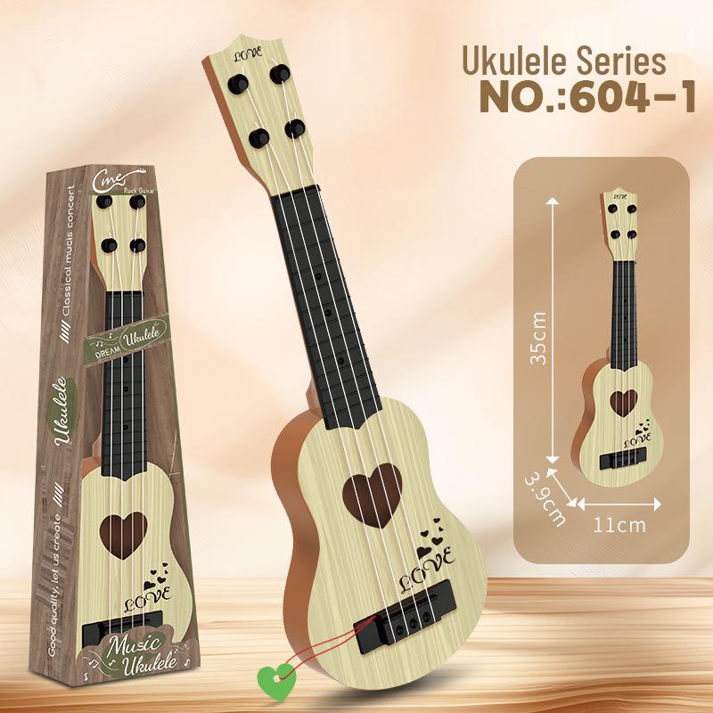 Realistic Guitar Playable Ukulele Toy for Children's Musical Education