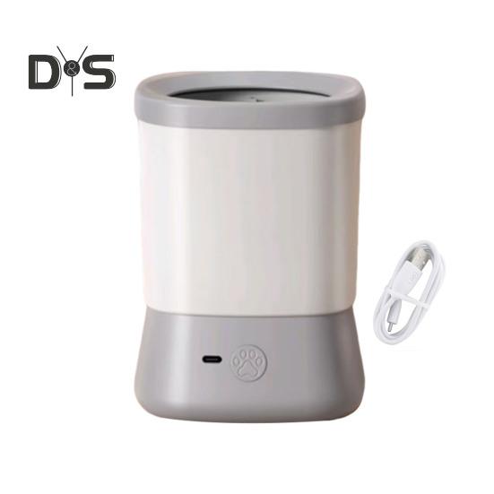 Automatic Dog Paw Cleaner USB Rechargeable Dog Paw Washing Cup Silicone Muddy Foot Cleaning Machine for Small Medium Large Cats Dogs