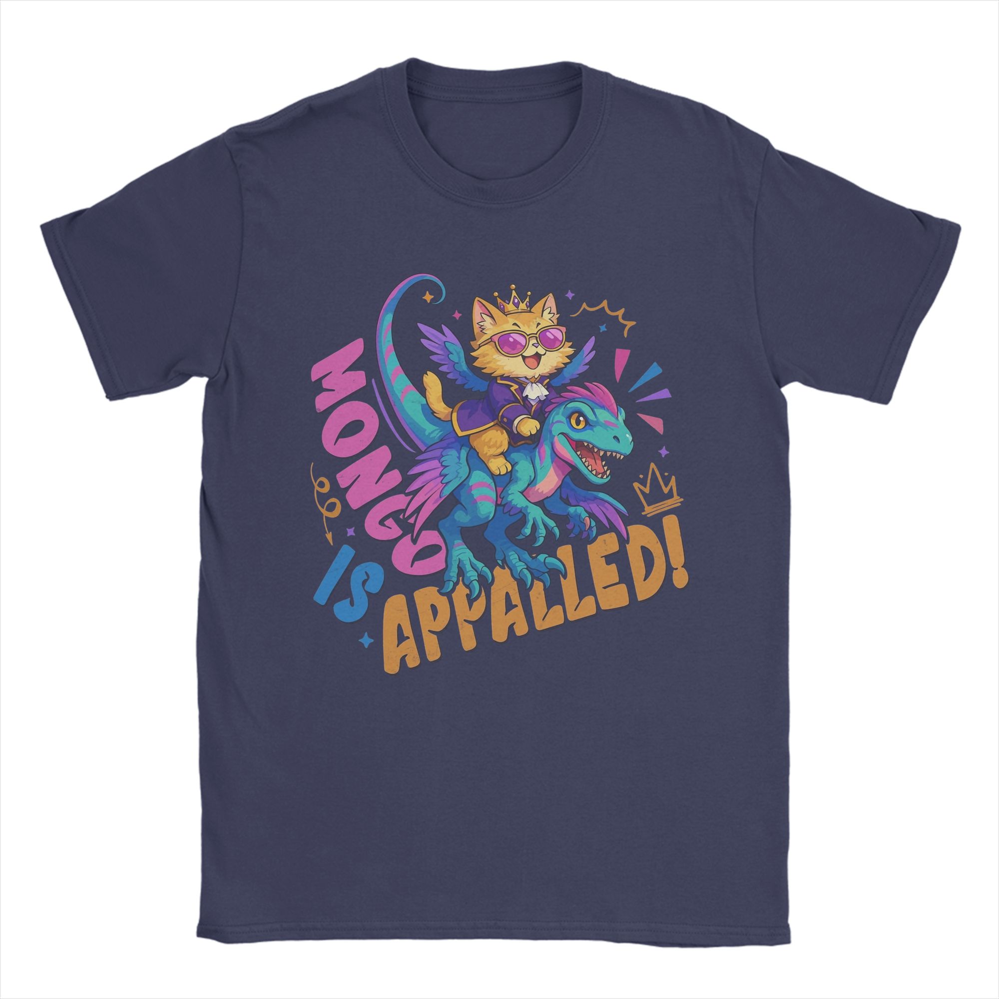 

Mongo is Appalled Princess Donut and Mongo Dungeon Crawler Carl T Shirt Men 100 Cotton Crazy TShirts Tees Short Sleeve 2XL