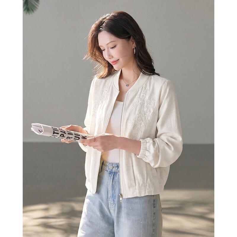 TERRE BLEUE Women s Baseball Jacket L