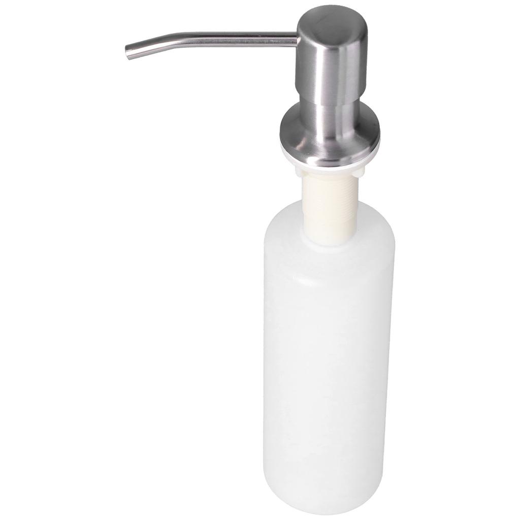 Sink Soap Dispenser Stainless Steel Press Head 300ML Soap Lotion Container Kitchen Bathroom