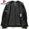Pierre Cardin Men's Premium Top-Grain Cowhide Leather Jacket