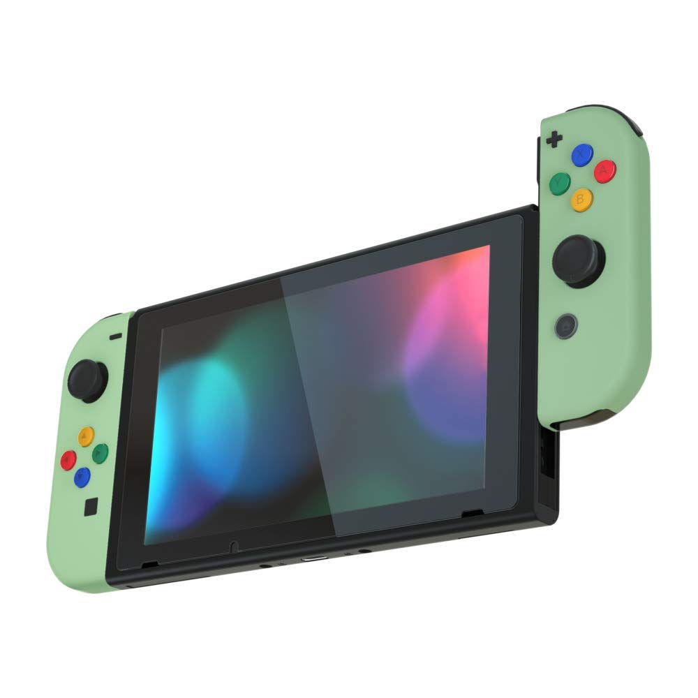 eXtremeRate Switch Replacement Shell for Handheld Controller Housing Case for Switch and Switch Comes with 8 Colorful DIY Replacement Case for