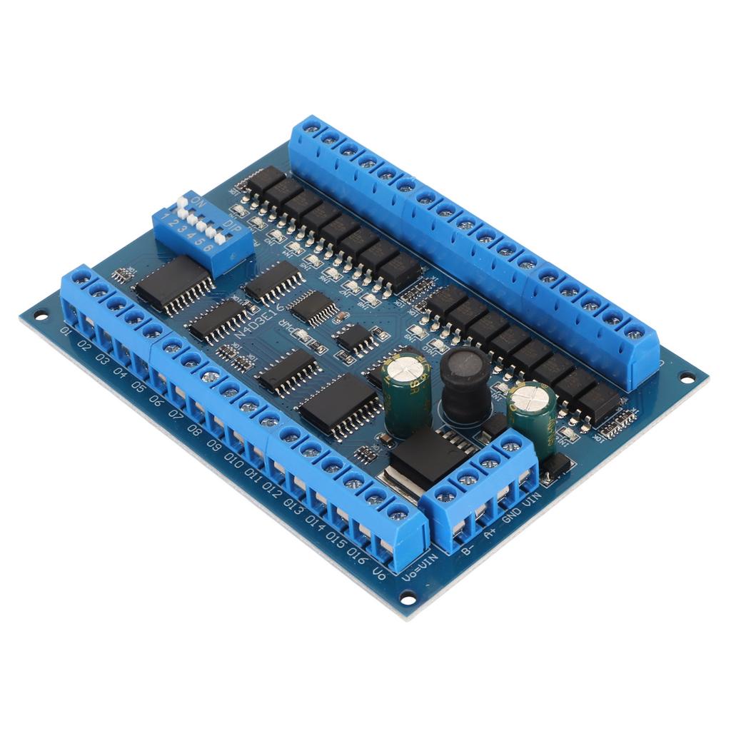 DC 6.5‑30V 16 Input 16 Output Expansion Board Multifunctional RS485 Remote Control Switch PLC IO Module