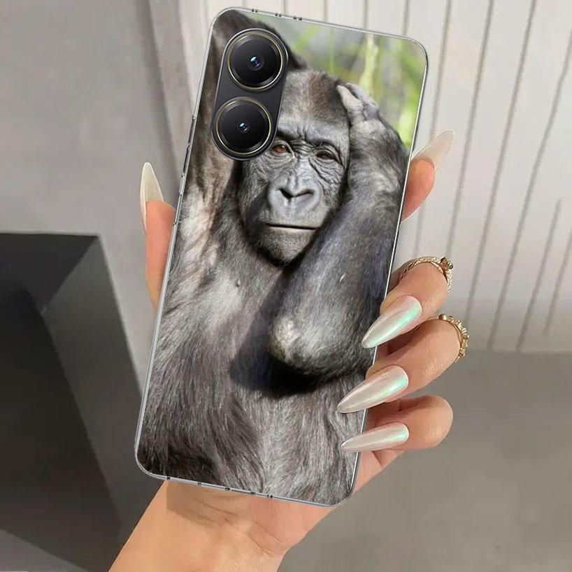 Affen Memes Handyhülle für Xiaomi Poco X5 X6 X7 Pro F7 Ultra M7 Redmi 15 15C 13 13C 12 12C 10 10A 10C 9 9A 9C 9T Hülle Poco X7