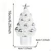 Christmas Tree Statue Artwork Birthday Gift Decorative Figurine Ornament for Cabinet Office Living