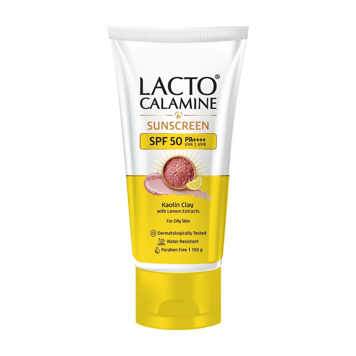 

Lacto Calamine Sunscreen SPF 50 PA+++ For Oily Skin Matte Finish Water Resistant No White Cast UV Protection 100 g