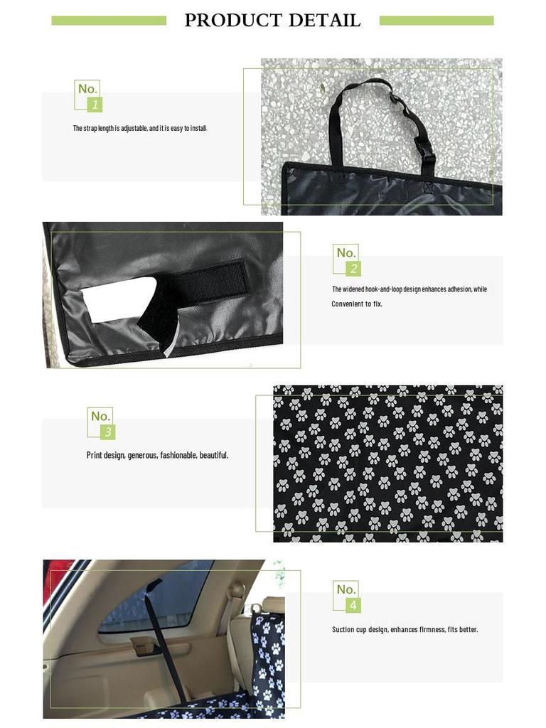 Universal Car Trunk Pet Mat: Thick, Full Surround, Anti-dirty Dog Seat Cushion