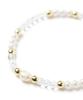 Crystal Pearl Mix Bracelet (PLT-BR-037_WT)