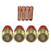Replaceable 16pcs TIG Welding Torches Stubby Gas Lens Collets Alumina Nozzles Back Cap Kit For SR WP 17 18 26 Series