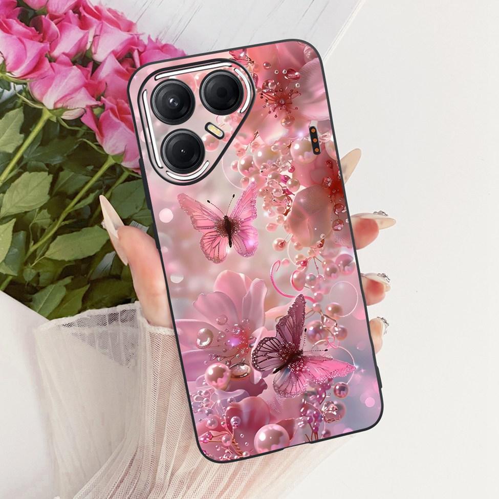 Phone Case For Tecno Pova 7 5G Cover Silicone Cute Cat Fashion Funny Painted Casing For Tecno Pova7 5G LJ7