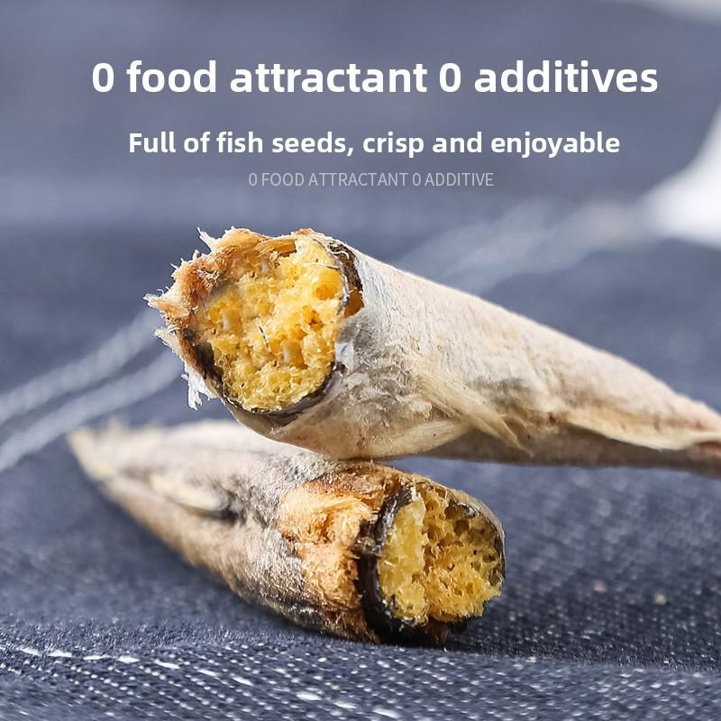 Freeze-dried Multi-spring Fish Cat Snacks Dried Small Fish Dog Snacks Kitten Nutrition Supplement Cat Grass