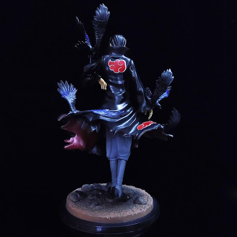 34cm Naruto Shippuden Anime Figure Akatsuki Uchiha Itachi Crow Itachi Action Figure Toy Model Collection Anime Peripheral Gift