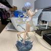 YAORUI Re:Zero Rem Aqua Dress 1/7 Scale Figure with Interchangeable Faces Pre-painted ABS PVC Decoration Birthday Gift Desktop Ornament