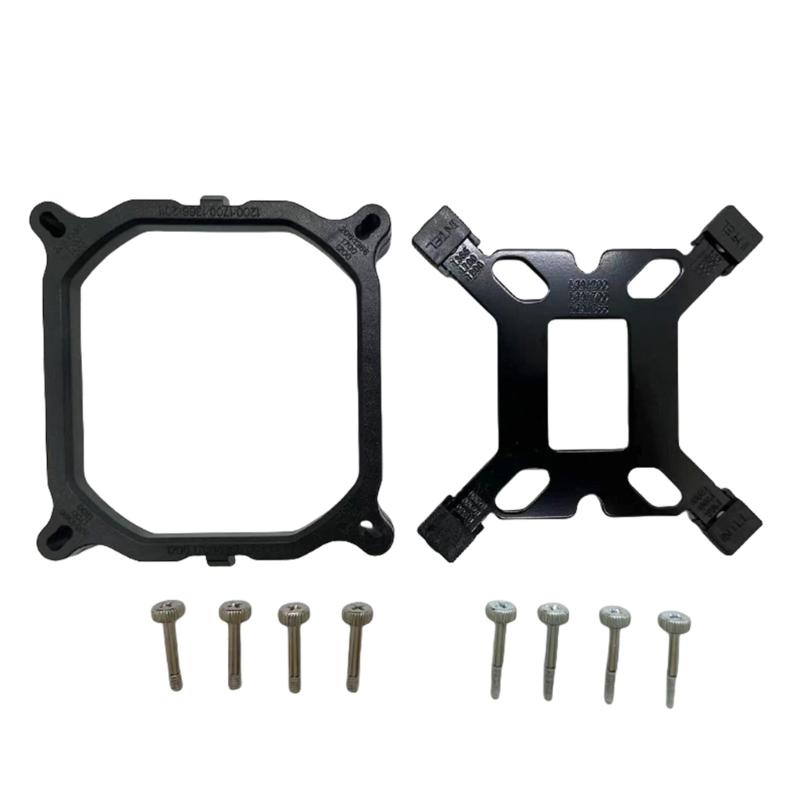 CPU Cooling Fan Support Base Frame With Installation Screws for 1700 1200 115x 2011 1366 Retention Backplates Set