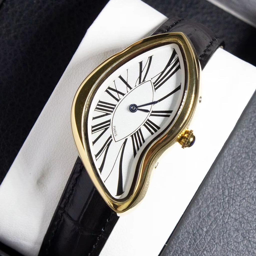 New Alien Watches Melt Twist y2k Ladies and Men Ins Niche Design Quartz Watch Creative Watch Popular Reloj Drop Shipping