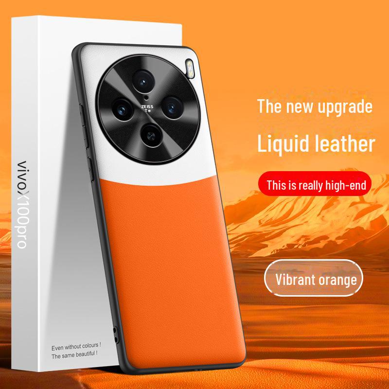 Husă Telefon Piele Lichidă Vivo X100 Pro - Durabilă, Anti-Cădere, Husă Protectoare Anti-Murdărie, Vândută Individual