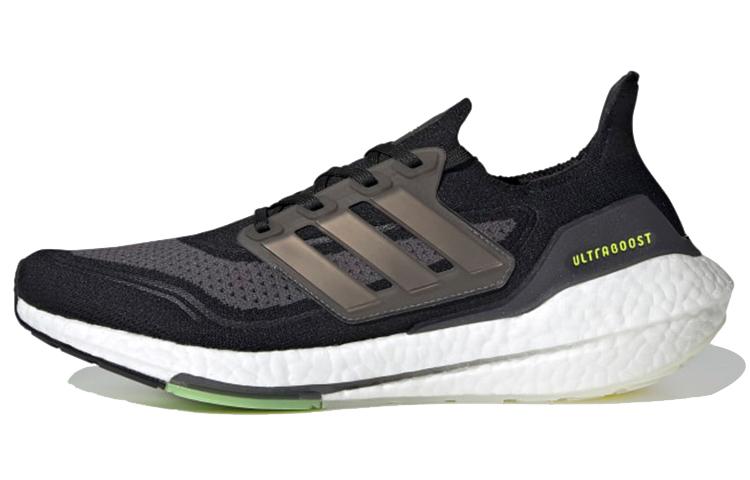 Adidas UltraBoost 21  Черный Серебристый Металлик  FY0374 41⅓