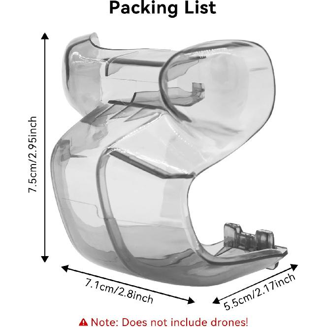 Gimbal Protector Cover for Mini 4 Pro Lens Cover Dustproof Cap Compatible with DJI Mini 4 Pro Drone Accessories Replacement Part Gimbal Guard