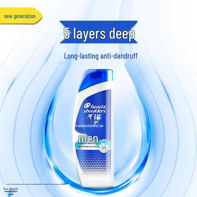 Shampoing Antipelliculaire Homme Head & Shoulders, Hydratation Revigorante (4 x 190g)