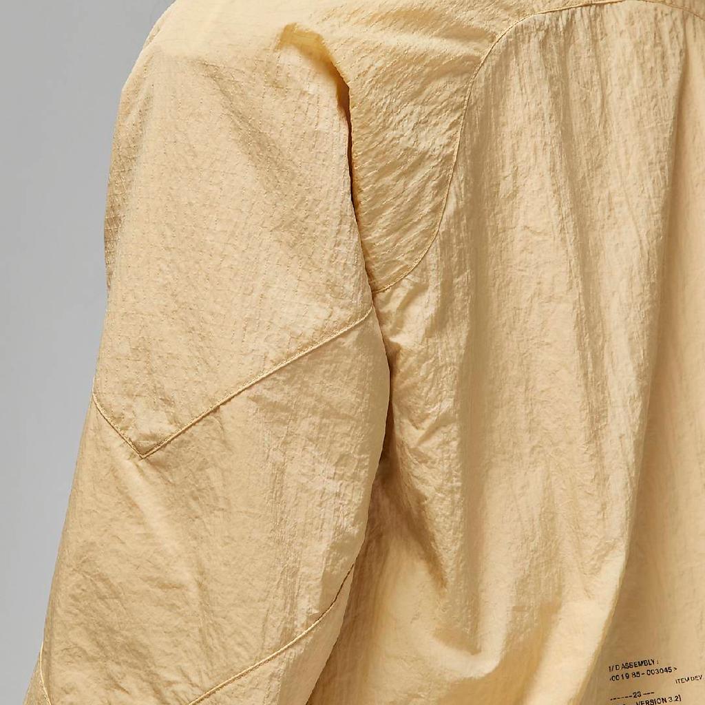 Jordan Solid Color Small Logo Print Casual Jacket Men Outerwear Khaki DQ8074-252