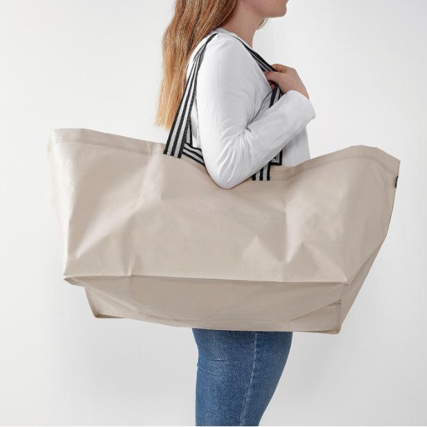 Eco-Friendly Waterproof PP Woven Tote: Outdoor Shopping & Storage Bag