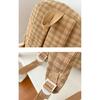 Harajuku Backpack for Girl Corduroy Lattice Backpack Large Capacity Daypacks Travel Bag Student School Backpack