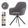 Elastic Home Hotel Dining Chair High Armchair Cover Waterproof Waffle Waterproof Corn Fleece Cloth Solid Color