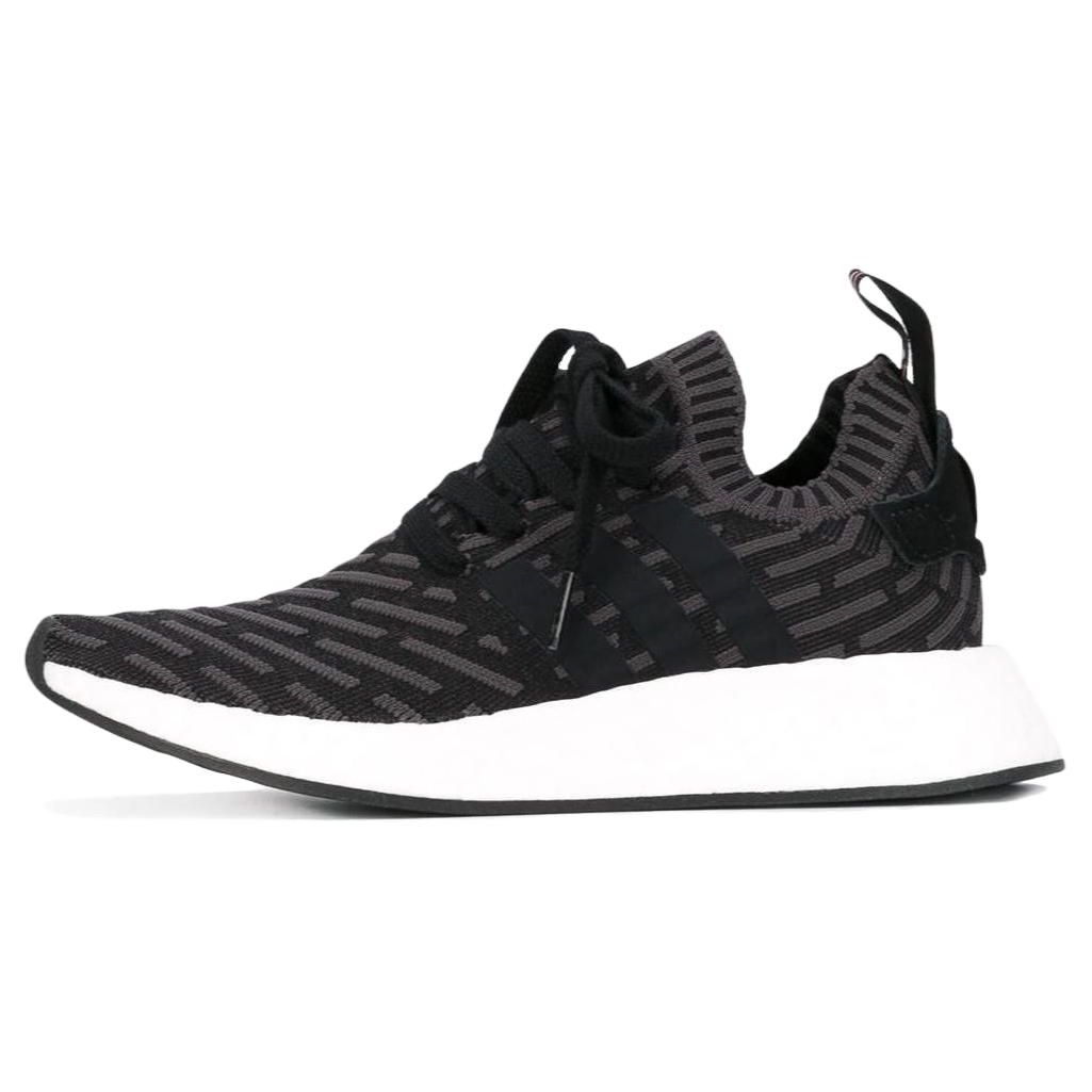 

Adidas NMD_R2 PK Черные розовые женские кроссовки Utility-Black Core-Black Running-White BA7239